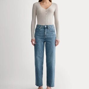 Everlane Blue Straight Leg Jeans